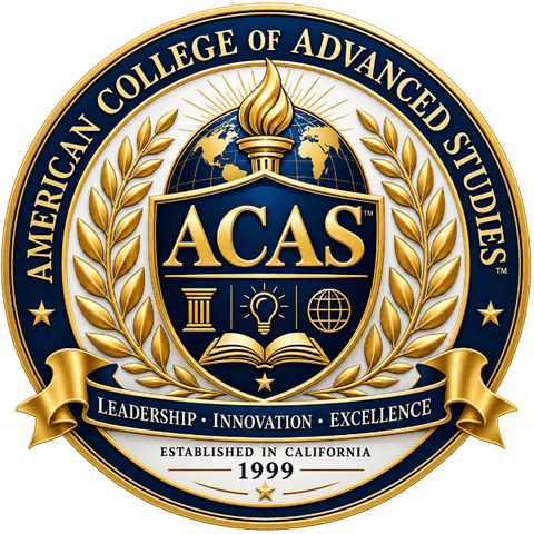 American College of Advanced Studies seal